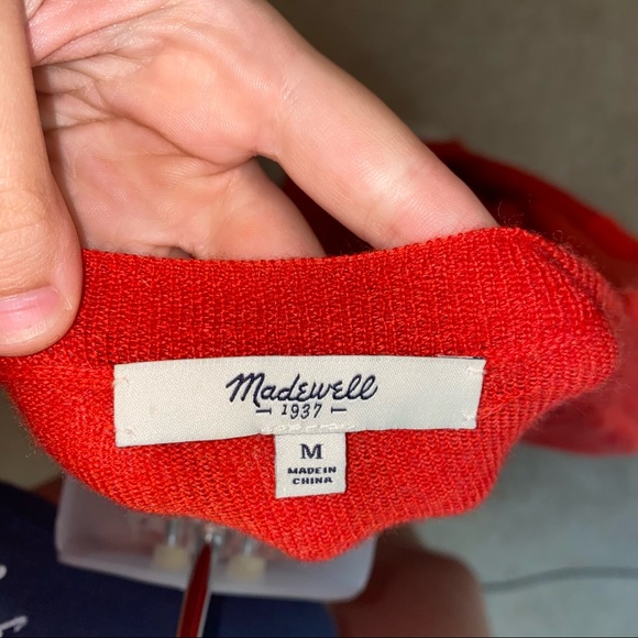 Madewell Women's Red Light Weight Sweater - Picture 6 of 7